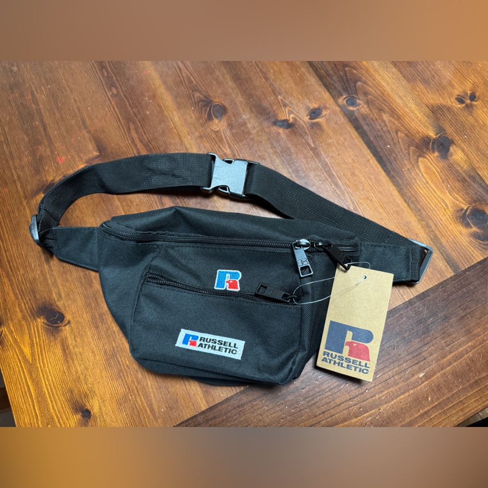Russell Athletic Fanny Pack Black New
